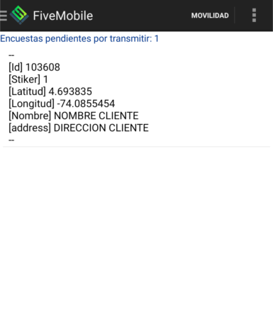 FiveMobile - Software para Captura de Datos en Terreno en tiempo real